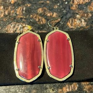 Kendra Scott Danielle Pink/Purple Earrings